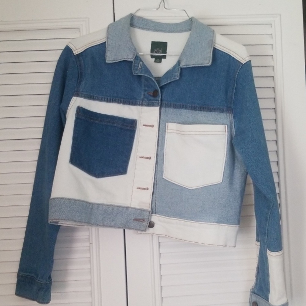Jacket and jean.